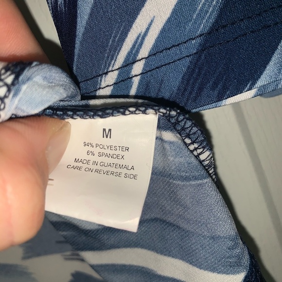 Briggs New York silky top blue funky pattern medium paint brush - Picture 3 of 3